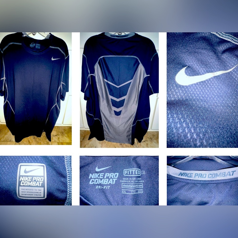 Nike Dri-Fit Shirt Mens sz XXL Athletic Lightweight Short Sleeve Shirt